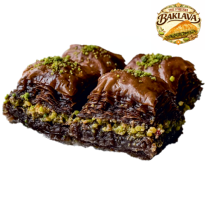 Pistachio Chocolate Baklava