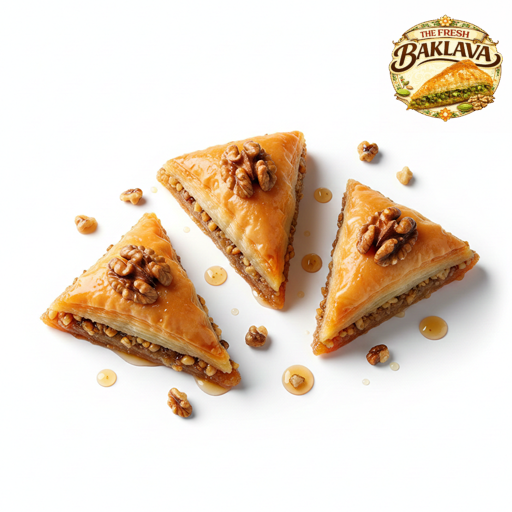 Walnut Triangle Baklava – Where Tradition Takes Shape