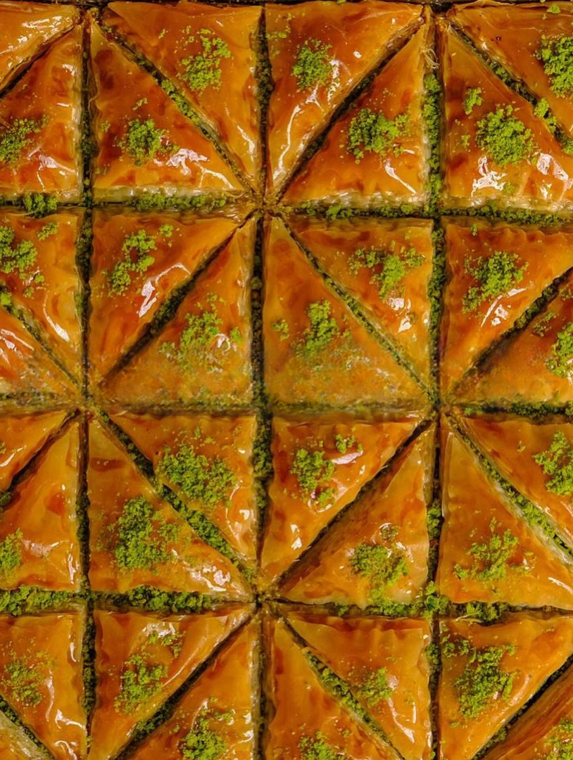 Pistachio Triangle Baklava