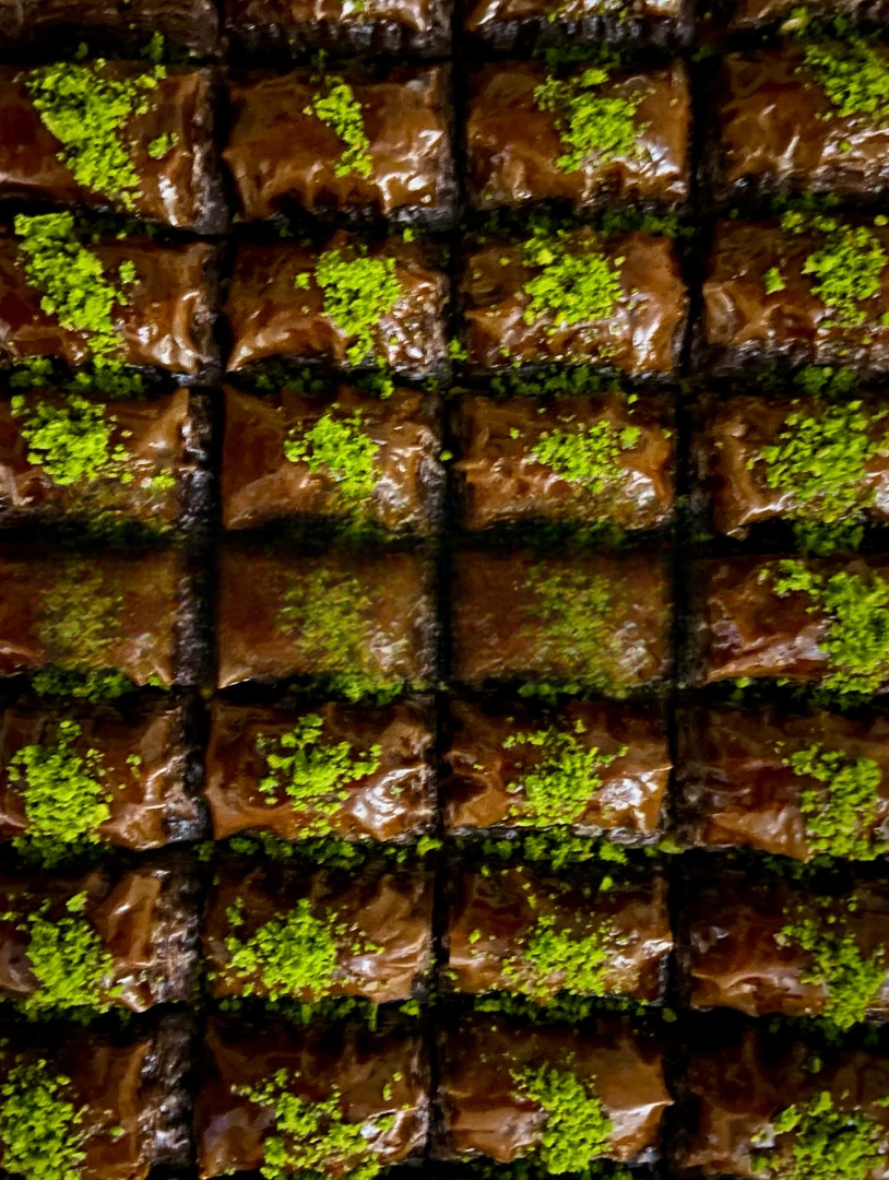Pistachio Chocolate Baklava